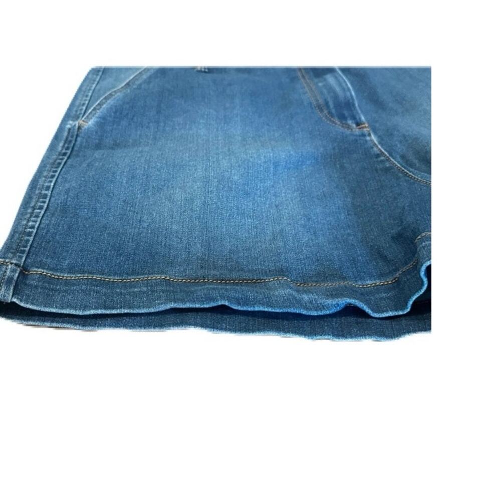 Sugar Magnolia Women's Denim Shorts Hemmed Stretch Medium Wash 4" Inseam Size 16 - Picture 4 of 7